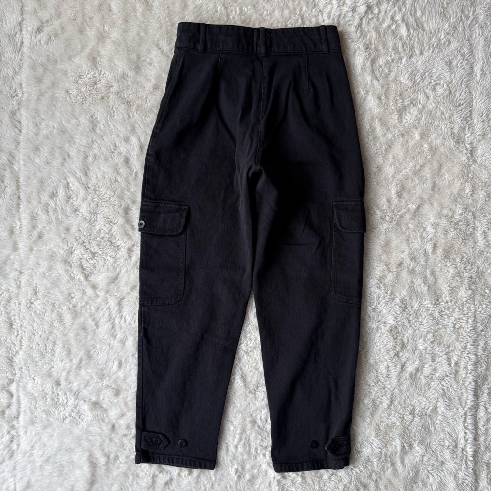 Wilfred Free Aritzia Black High Rise Utility Cargo Pant US8 Classic Contemporary - Picture 7 of 14